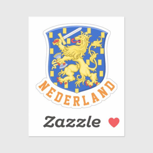 Wapen van Nederland Sticker (Vel)