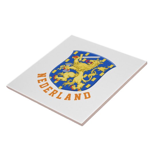 Wapen van Nederland Tegeltje (Zijkant)