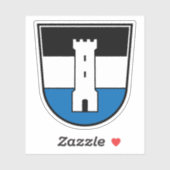 Wapen van Neu-Ulm, Duitsland Sticker (Vel)