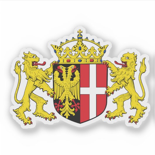 Wapen van Neuss, Duitsland Sticker (Voorkant)