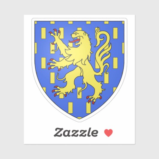 Wapen van Nevers, Nièvre Sticker (Vel)