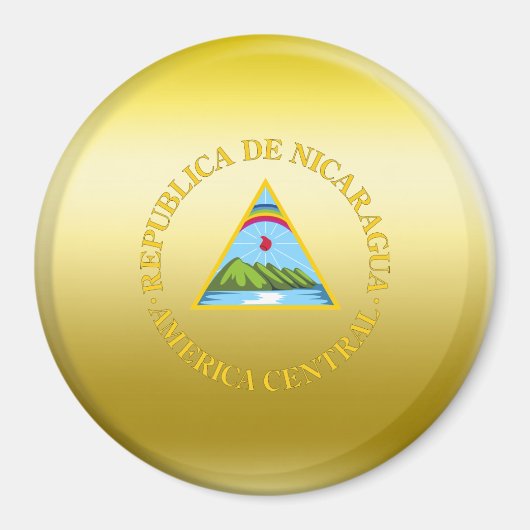 Wapen van Nicaragua Magneet (Voorkant)