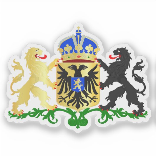 Wapen van Nijmegen, Nederland Sticker (Voorkant)