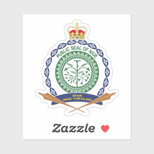 Wapen van Niue Sticker (Vel)