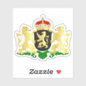 Wapen van Noord-Brabant, Nederland Sticker (Vel)