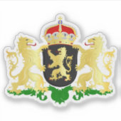 Wapen van Noord-Brabant, Nederland Sticker (Voorkant)