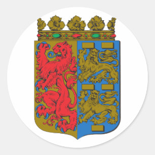 Wapen van Noord Holland, Nederland Ronde Sticker