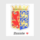 Wapen van Noord-Holland, Nederland Sticker (Vel)