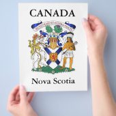 Wapen van Nova Scotia Flyer (Hand)