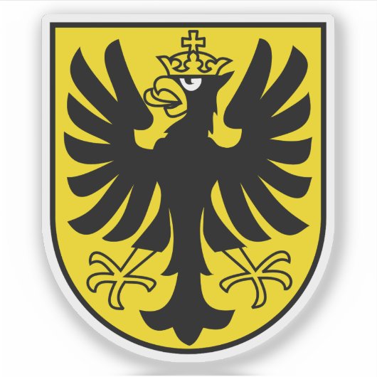 Wapen van Oberhasli, Zwitserland Sticker (Voorkant)