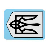 Wapen van Oekraïne Magneet (Horizontaal)