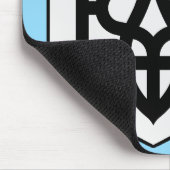 Wapen van Oekraïne Muismat (Hoek)