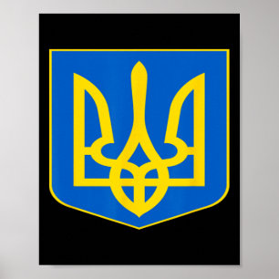 Wapen van Oekraïne Oekraïens embleem Symbool Poster