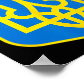 Wapen van Oekraïne - Slava Ukraini 2 Poster (Hoek)