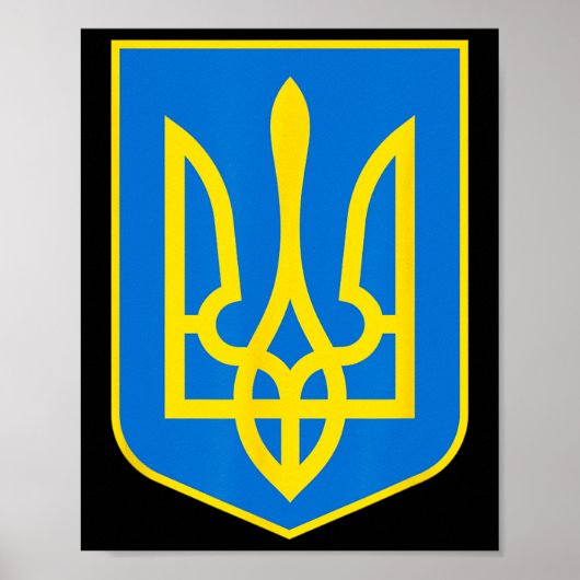 Wapen van Oekraïne - Slava Ukraini 2 Poster (Voorkant)