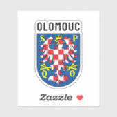 Wapen van Olomouc, Tsjechië Sticker (Vel)