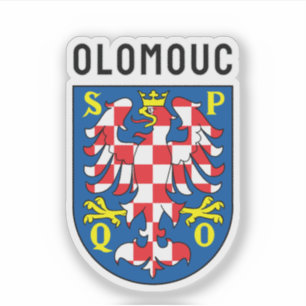 Wapen van Olomouc, Tsjechië Sticker
