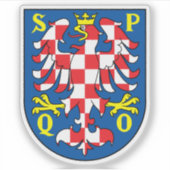 Wapen van Olomouc, Tsjechië Sticker (Voorkant)