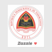 Wapen van Oost-Timor (Oost-Timor) Sticker (Vel)