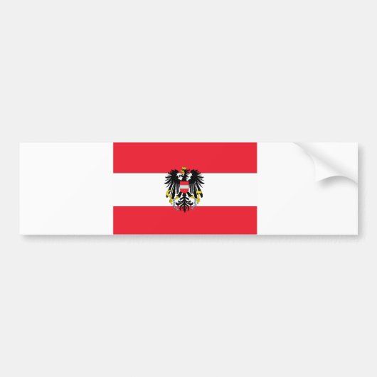 Wapen van Oostenrijk Bumpersticker (Voorkant)