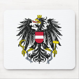 Wapen van Oostenrijk land coat arms symbool emblee Muismat