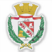Wapen van Oran, Algerije Sticker (Voorkant)