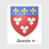 Wapen van Orléans, Loiret Sticker (Vel)