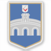 Wapen van Osijek, Kroatië Sticker (Voorkant)