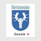 Wapen van Östersund - Zweden Sticker (Vel)