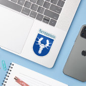 Wapen van Östersund - Zweden Sticker (Laptop met iPhone)