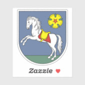 Wapen van Ostrava, Tsjechië Sticker (Vel)