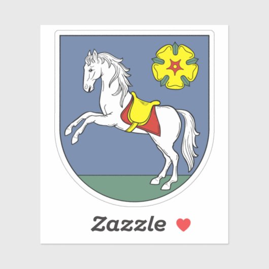 Wapen van Ostrava, Tsjechië Sticker (Vel)