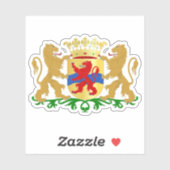 Wapen van Overijssel, Nederland Sticker (Vel)