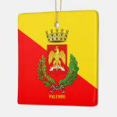 Wapen van Palermo (stad), Sicilië Keramisch Ornament (Links)