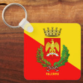 Wapen van Palermo (stad), Sicilië Sleutelhanger (Voorkant)