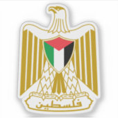 Wapen van Palestina Sticker (Voorkant)