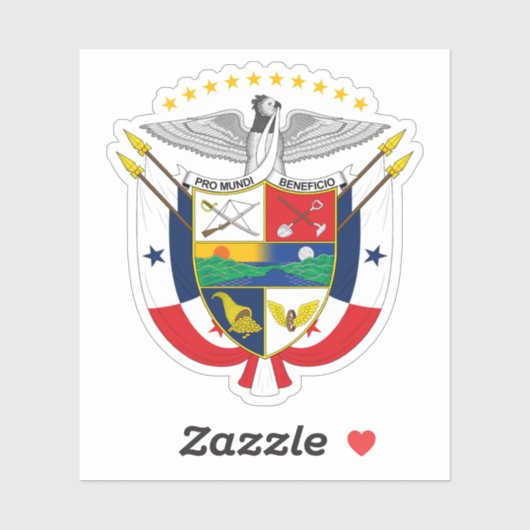 Wapen van Panama Sticker (Vel)