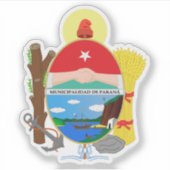 Wapen van Paraná, Argentinië Sticker (Voorkant)