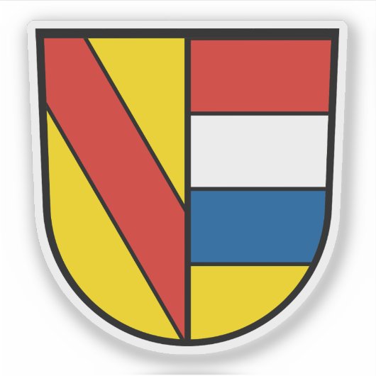 Wapen van Pforzheim, Duitsland Sticker (Voorkant)