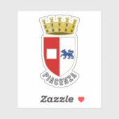Wapen van Piacenza, Italië Sticker (Vel)