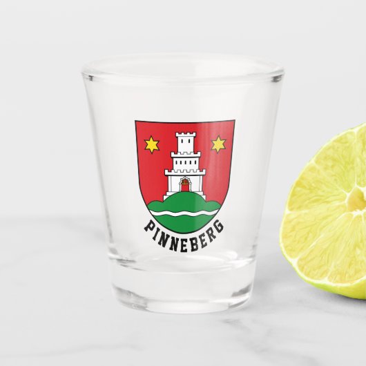 Wapen van Pinneberg, Duitsland Shot Glas (Voorkant)