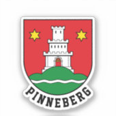 Wapen van Pinneberg, Duitsland Sticker (Voorkant)