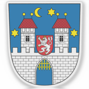 Wapen van Písek, Tsjechië Sticker