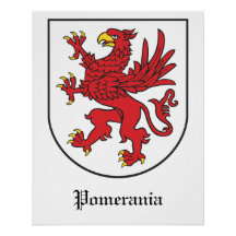 Wapen van Pommeren Majestueuze Griffin Kunst