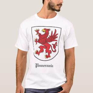 Wapen van Pommeren Majestueuze Griffin Kunst T-shirt