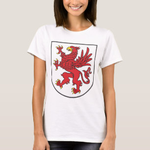 Wapen van Pommeren Majestueuze Griffin Kunst T-shirt