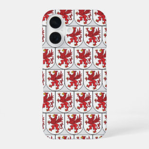 Wapen van Pommeren Majestueuze Griffioen Kunst iPhone 16 Hoesje