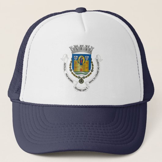 Wapen van Porto, PORTUGAL Trucker Pet (Voorkant)