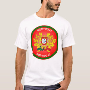Wapen van Portugal Cirkelvorm T-shirt