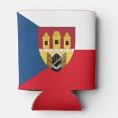Wapen van Praag, Tsjechië Blikjeskoeler (Achterkant)